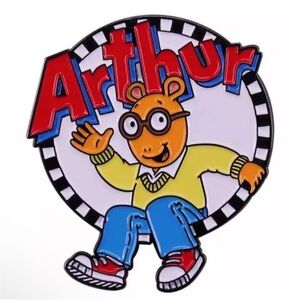 Arthur Enamel Pin, 1996 TV Show Arthur, Pin, Pins, Arthur Character Metal Pin